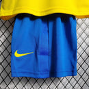 Camiseta Brasil 20/21 - Niños (Pantalón Corto Incluido) - Lux Shop