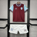 Camiseta West Ham 24/25 - Niños (Pantalón Corto Incluido)
