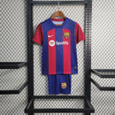 Camiseta Barcelona 23/24 - Niños (Pantalón Corto Incluido) (Medidas en la Descripción) - Lux Shop