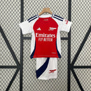 Camiseta Arsenal 24/25 - Niños (Pantalón Corto Incluido)