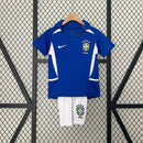 Camiseta Brasil 2002 - Niños (Pantalón Corto Incluido) RETRO - TIENDA ESPAÑA