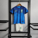 Camiseta Brasil 20/21 - Niños (Pantalón Corto Incluido) - Lux Shop