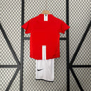 Camiseta Manchester United 07/08 - Niños (Pantalón Corto Incluido) RETRO - TIENDA LUXSHOP