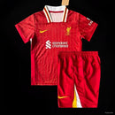 Camiseta Liverpool 24/25 - Niños (Pantalón Corto Incluido) (Medidas en la Descripción)